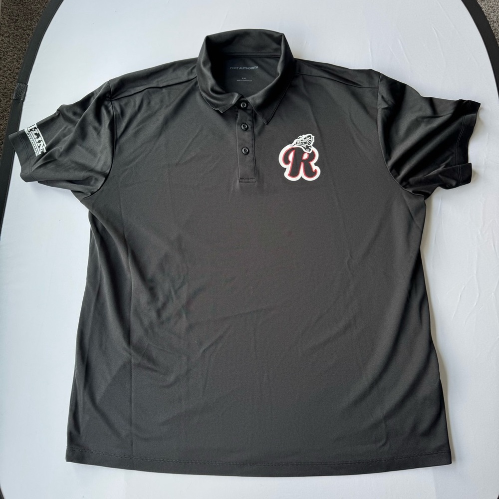 Men’s Port Authority Reading Fightin Phils Retro Logo Phillies Black Polo 2XL